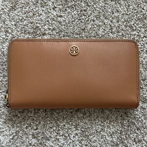 Tory Burch Tan Leather Wallet